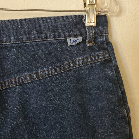 Size 12 Petite Vintage 80's Lee High-waisted Mom Jeans with pleats - Picture 6 of 9